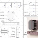 Dressing Table CAD Details technical drawing