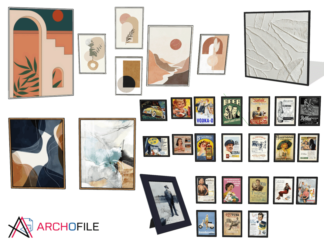 Art Frame Component Pack modern gallery wall