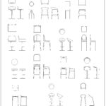 BAR STOOL CAD BLOCK
