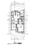 Vila Duplex Floor Plan – Duplex Villa Architectural Drawing