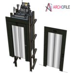 Elevator 3D Model full view