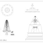 FOUNTAIN CAD BLOCK classic fountain design