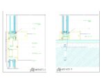 Glass wall details AutoCAD - Image 2