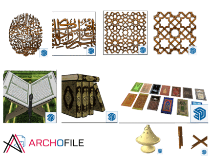 Islamic Sign SketchUp Component Pack preview
