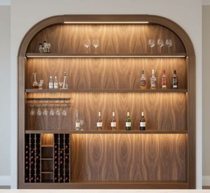 Modern Counter Bar CAD Details elevation
