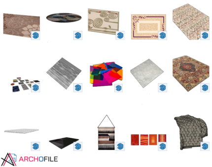 Carpet Component SketchUp Pack - Luxury Carpet Design