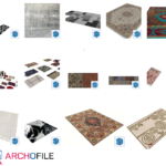 Carpet Component SketchUp Pack - Modern Carpet Model