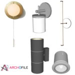 Wall Mounted Light SketchUp Model