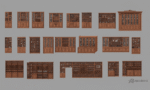 Wine Cabinet CAD Block plan layout