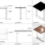 Wooden Table Joinery CAD Details