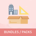 Architectural bundles and design packs by ARCHOFILE including CAD blocks, 3D models and architectural details