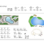 LANDSCAPE CAD BLOCK trees and shrubs