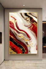 Luxury Art Paint 3D Model Interior Render