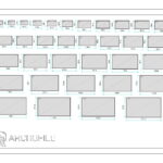 TV Size Block AutoCAD