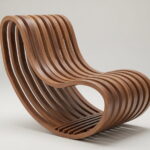 Comfortable Wooden Chair 3D Model