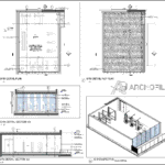 Gym Architecture CAD Drawings floor plan
