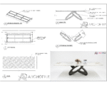 Modern Marble Dining Table CAD Detail Drawing