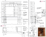 study table joinery detail autocad drawing