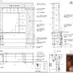 study table joinery detail autocad drawing