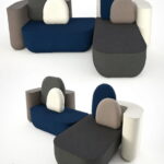 Modern Sofa 3D Model contemporary design