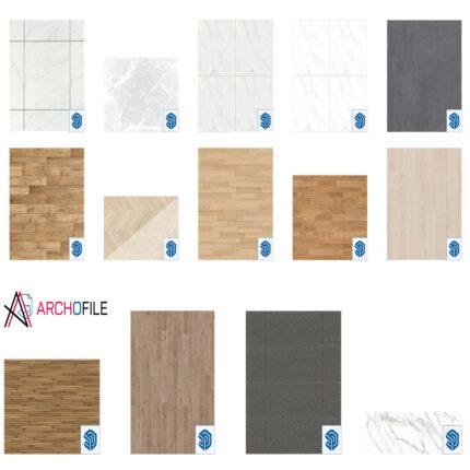 SketchUp Wood and Tile Materials Pack