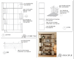 stand joinery detail autocad drawing