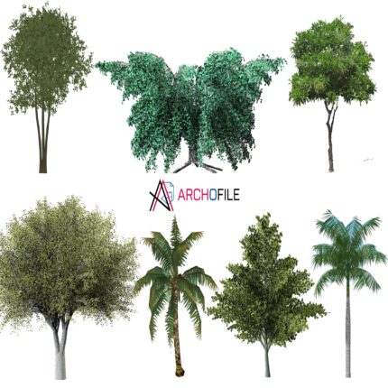 Tree Component Pack 3D Model