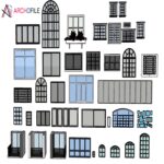 Window Component Pack 3D Model