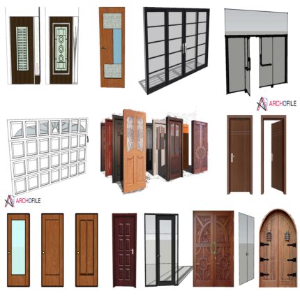 Door Component Pack SketchUp Models