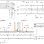 Gypsum Wall Partition CAD Detail