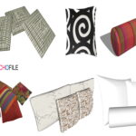 Pillow SketchUp Component realistic cushion model