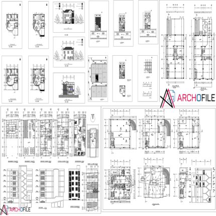 Residential Architectural Plan Pack modern house floor plans