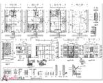 Preview of residential architectural plan pack including modern house floor plan layouts for architects and designers.